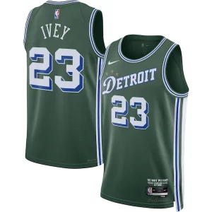 Encantador Atractivo Jaden Ivey Detroit Pistons Nike 2022/23 Swingman Jersey City Edition Green