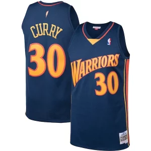 Chulo Stephen Curry Golden State Warriors 2009/10 Big & Tall Hardwood Classics Swingman Jersey Navy