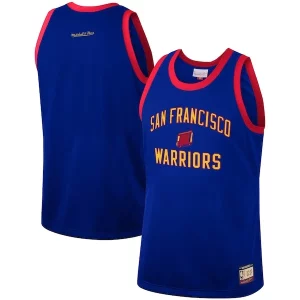 Robusto Fantástico Golden State Warriors Hardwood Classics Team Heritage Fashion Jersey Royal