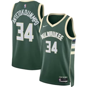 Bonito Único Giannis Antetokounmpo Milwaukee Bucks Nike Unisex Swingman Jersey Icon Edition Hunter Green/White