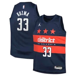 Cool Kyle Kuzma Washington Wizards Jordan Brand Youth Swingman Jersey Statement Edition Navy
