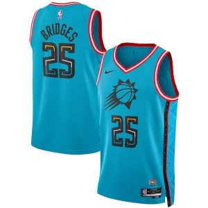Elegante Único Sofisticado Mikal Bridges Phoenix Suns Nike Unisex 2022/23 Swingman Jersey City Edition Turquoise