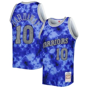 Maravilloso Duradero Bonito Tim Hardaway Golden State Warriors 1990/91 Galaxy Swingman Jersey Blue