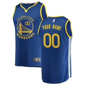 Duradero Fantástico Golden State Warriors Youth 2019/20 Fast Break Custom Replica Jersey Royal Icon Edition