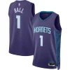 Lujoso LaMelo Ball Charlotte Hornets Jordan Brand Unisex Swingman Jersey Statement Edition Purple