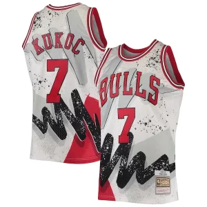 Exquisito Lujoso Moderno Toni Kukoc Chicago Bulls Hardwood Classics 1995/96 Hyper Hoops Swingman Jersey White