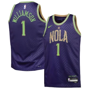 Hermoso Exquisito Zion Williamson New Orleans Pelicans Nike Youth 2024/25 Swingman Player Jersey City Edition Purple