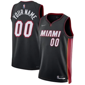 Magnífico Increíble Robusto Miami Heat Nike 2021/22 Diamond Swingman Custom Jersey Icon Edition Black