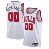 Chulo Único Chicago Bulls Nike Unisex Swingman Custom Jersey White Association Edition