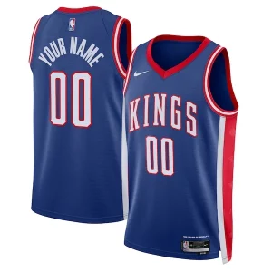 Lujoso Sacramento Kings Nike Unisex 2024/25 Custom Swingman Jersey City Edition Blue