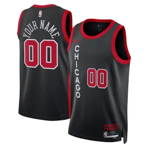 Comodo Perfecto Elegante Chicago Bulls Nike Unisex 2023/24 Custom Swingman Jersey Black City Edition