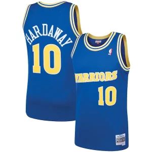 Exquisito Tim Hardaway Golden State Warriors 1990/91 Hardwood Classics Swingman Jersey Royal