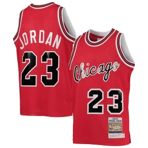 Comodo Youth Chicago Bulls Michael Jordan Red 1984/85 Hardwood Classics Authentic Jersey