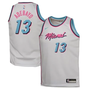 Sofisticado Elegante Bam Adebayo Miami Heat Nike Youth 2024/25 Swingman Player Jersey City Edition White