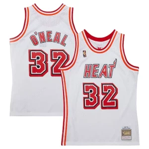 Maravilloso Magnífico Shaquille O'Neal Miami Heat 2007/08 Hardwood Classics Swingman Jersey White