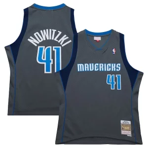 Perfecto Versátil Ideal Dirk Nowitzki Dallas Mavericks 2003/04 Hardwood Classics Swingman Jersey Gray