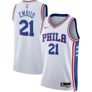 Duradero Original Joel Embiid Philadelphia 76ers Nike Unisex Swingman Jersey Association Edition White/Royal