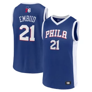 Bonito Práctico Men's Joel Embiid Royal Philadelphia 76ers Player Jersey
