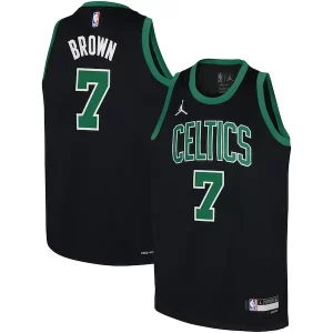 Cool Jaylen Brown Boston Celtics Jordan Brand Youth Swingman Jersey Statement Edition Black