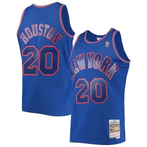 Maravilloso Bonito Genial Allan Houston New York Knicks 1996/97 Throwback Dark Swingman Jersey Blue