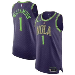 Original Resistente Exquisito Zion Williamson New Orleans Pelicans Nike 2024/25 Authentic Player Jersey City Edition Purple