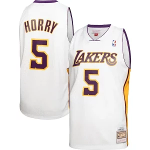 Genial Clásico Fantástico Robert Horry Los Angeles Lakers 2001/02 Hardwood Classics Swingman Jersey White