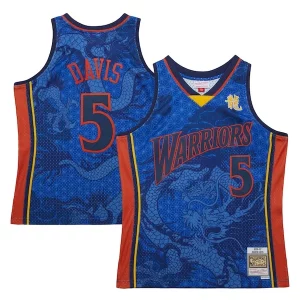 Ideal Sofisticado Original Baron Davis Golden State Warriors 2006/07 Hardwood Classics Asian Heritage 6.0 Swingman Throwback Player Jersey Royal