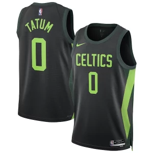 Bonito Atractivo Jayson Tatum Boston Celtics Nike Unisex 2024/25 Swingman Player Jersey City Edition Black