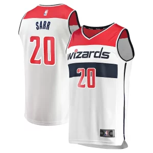 Comodo Duradero Encantador Alexandre Sarr Washington Wizards Youth Fast Break Replica Player Jersey Association Edition White