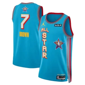 Fácil de llevar Clásico Jaylen Brown Nike Unisex 2025 NBA All Star Game Swingman Player Jersey Light Blue