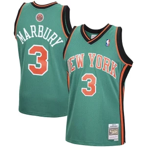 Sofisticado Robusto Fantástico Stephon Marbury New York Knicks 2001/02 Hardwood Classics Swingman Jersey Green