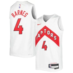 Maravilloso Scottie Barnes Toronto Raptors Nike Youth Swingman Jersey Association Edition White/Red