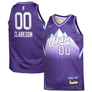 Delicioso Jordan Clarkson Utah Jazz Nike Youth 2024/25 Swingman Player Jersey City Edition Purple