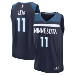 Único Naz Reid Minnesota Timberwolves Fast Break Replica Player Jersey Icon Edition Navy