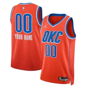 Duradero Fácil de llevar Atractivo Oklahoma City Thunder Jordan Brand Unisex 2022/23 Swingman Custom Jersey Statement Edition Orange