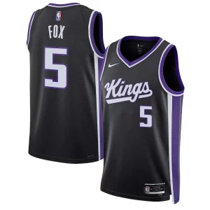 Fácil de llevar Delicioso De'Aaron Fox Sacramento Kings Nike Unisex Swingman Jersey Association Edition Black