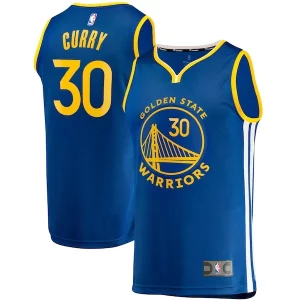 Cool Stephen Curry Golden State Warriors Fast Break Replica Jersey Icon Edition Royal