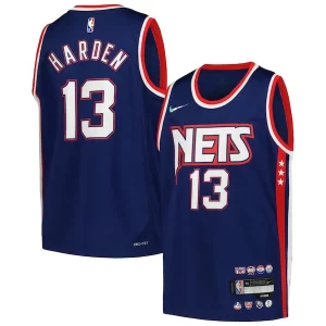 Magnífico Delicioso Encantador James Harden Brooklyn Nets Nike Youth Swingman Jersey City Edition Navy