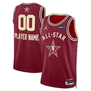 Duradero Jordan Brand Unisex 2024 NBA All Star Game Swingman Custom Jersey Crimson