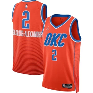 Moderno Resistente Lujoso Shai Gilgeous Alexander Oklahoma City Thunder Jordan Brand Unisex Swingman Jersey Statement Edition Orange