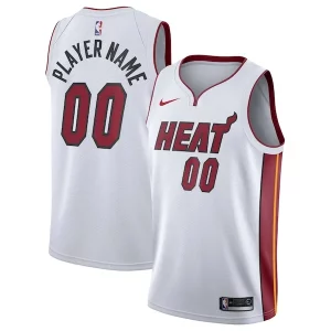 Estupendo Maravilloso Único Miami Heat Nike 2020/21 Swingman Custom Jersey Association Edition White