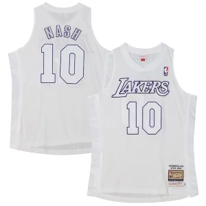 Delicioso Moderno Hermoso Steve Nash Los Angeles Lakers 2012 Authentic Player Jersey White