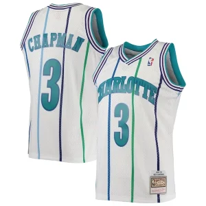 Ideal Hermoso Rex Chapman Charlotte Hornets 1988/89 Hardwood Classics Swingman Jersey White
