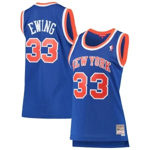 Ideal Robusto Patrick Ewing New York Knicks Women's 1991/92 Hardwood Classics Swingman Jersey Blue