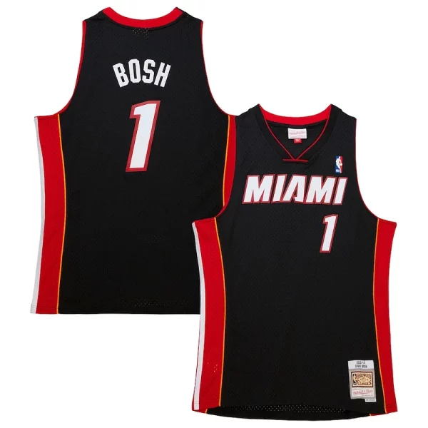 Resistente Chris Bosh Miami Heat Hardwood Classics Swingman Jersey Black