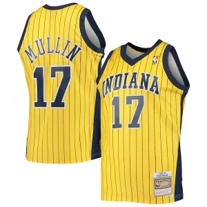 Estupendo Chris Mullin Indiana Pacers 1999/00 Hardwood Classics Swingman Jersey Gold