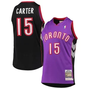 Ideal Comodo Único Vince Carter Toronto Raptors 1999/2000 Hardwood Classics Authentic Jersey Purple