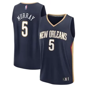 Encantador Robusto Dejounte Murray New Orleans Pelicans Youth Fast Break Replica Player Jersey Icon Edition Navy