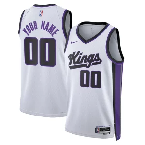 Hermoso Atractivo Genial Sacramento Kings Nike Unisex Swingman Custom Jersey Association Edition White