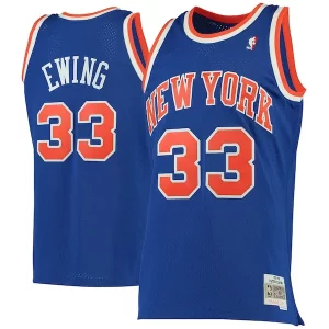 Encantador Duradero Elegante Patrick Ewing New York Knicks 1991/92 Hardwood Classics Swingman Jersey Blue